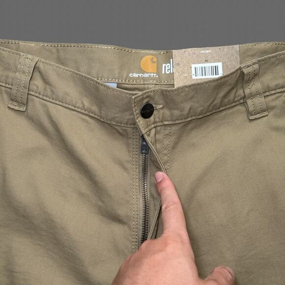 Carhartt Rugged Flex Rigby Cargo Short Relaxed Fit Size 38x11 NWT Brown/Khaki - Picture 3 of 8